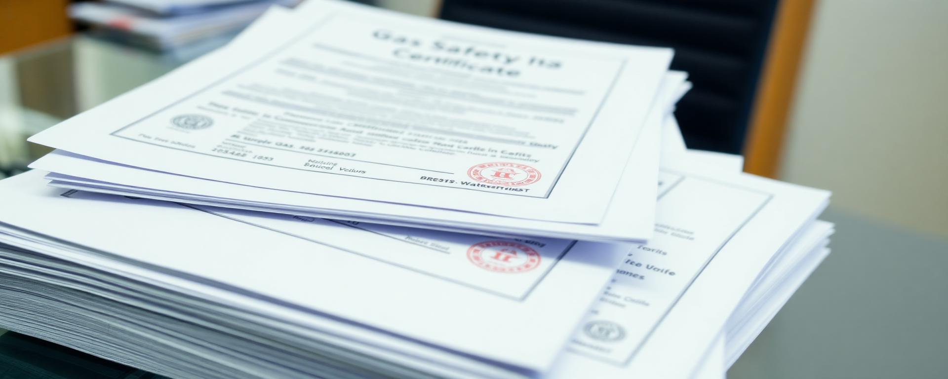 Commercial gas inspection and commissioning paperwork