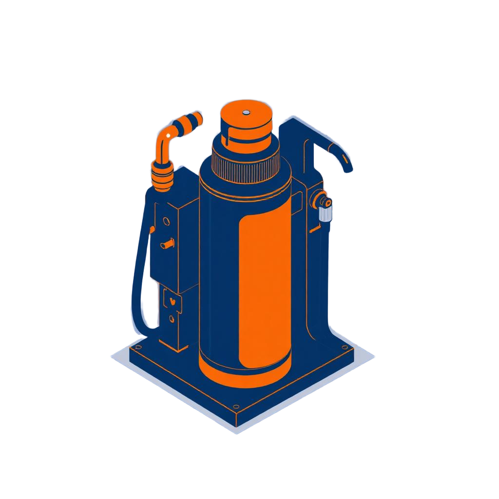 Gas booster icon for commercial gas contractor support