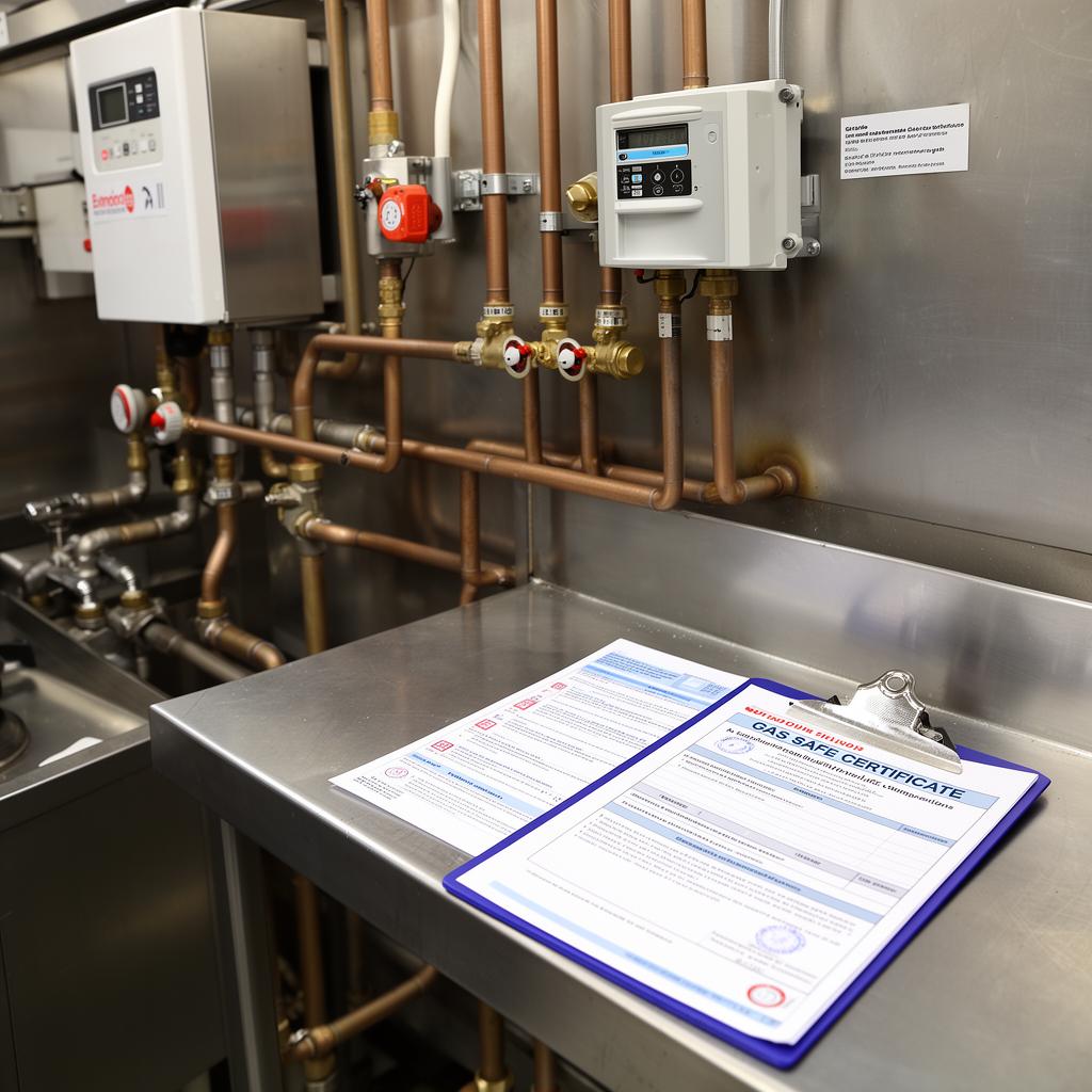 Commercial gas controls and inspection paperwork